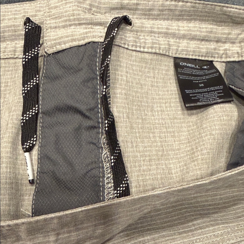 Gray/Khaki Men's Shorts - Picture 6 of 6